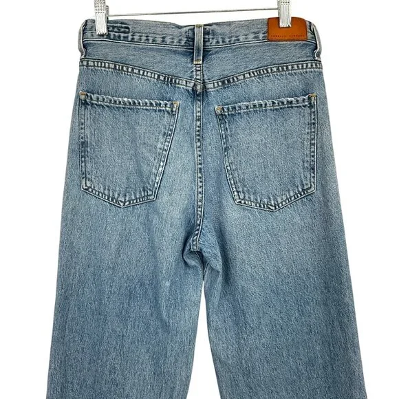 Citizens of Humanity Flavie Denim Trousers Light Blue Wash Size 25 Wide Leg - Picture 6 of 11